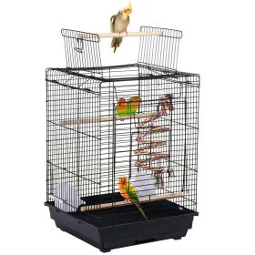 Bird Open Top Cage Small Parrot Cage with Toy