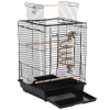 Bird Open Top Cage Small Parrot Cage with Toy