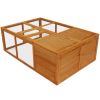 Outdoor Foldable Wooden Animal Cage