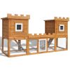 Outdoor Large Rabbit Hutch House Pet Cage Double House