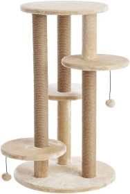 Two by Two Fir Multilevel Cat Tree and Scratch Pad