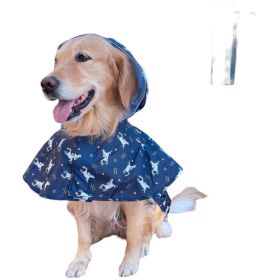 Waterproof Cape for Large and Small Dogs Windproof Raincoat Poncho for Pets (Type: UnicornL)