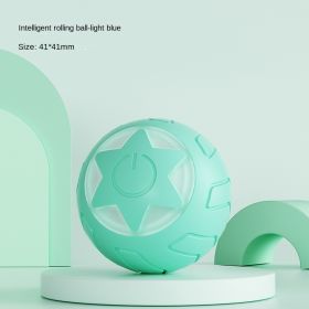 Star Rolling Ball Cat Toys Self Hi Relax Cat Toys Pet Bite Resistant Toys Pet Supplies Wholesale (colour: Star Rolling Ball - Light Blue, Specifications: Chinese packaging)