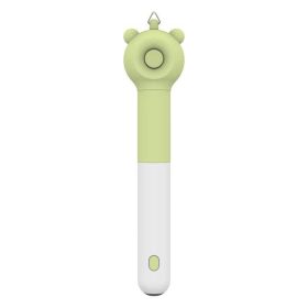 Ai Wo Dou Cat Divine Tool Telescopic Double Head Laser Dou Cat Stick Cat Toy Multi functional Dou Cat Stick Manufacturer Direct Approval (colour: Avocado green)