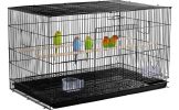 Rolling Wide Bird Cage Divided Breeder Cage