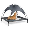 Outdoor travel CampingPortable Elevated Pet Bed With Removable Canopy Shade