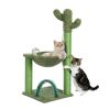 Indoor with Large House Natural Sisal Rope Cactus Cat Tree Condo