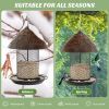 Outdoor Metal Hanging Wild Bird Feeder