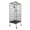 Bird Cage for Parakeets Cockatiels Parrot Green Cheek Conures Pigeons Lovebird with Rolling Stand