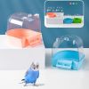 1pcs Bird Bath Box; Parrot Bath Box Bird Cage Accessory Supplies Bathing Tub Bath Parrot Bathing Tub