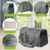 Foldable Airline Travel Pet Carrier Bag with Safety Strap