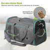 Foldable Airline Travel Pet Carrier Bag with Safety Strap