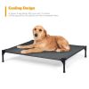 Outdoor travel CampingPortable Elevated Pet Bed With Removable Canopy Shade