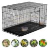 Rolling Wide Bird Cage Divided Breeder Cage