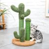 Pet Supplies Cute Cactus Tree Pet Cat Toy  With Ball Scratching Post