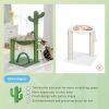 Indoor with Large House Natural Sisal Rope Cactus Cat Tree Condo