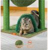 Indoor with Large House Natural Sisal Rope Cactus Cat Tree Condo